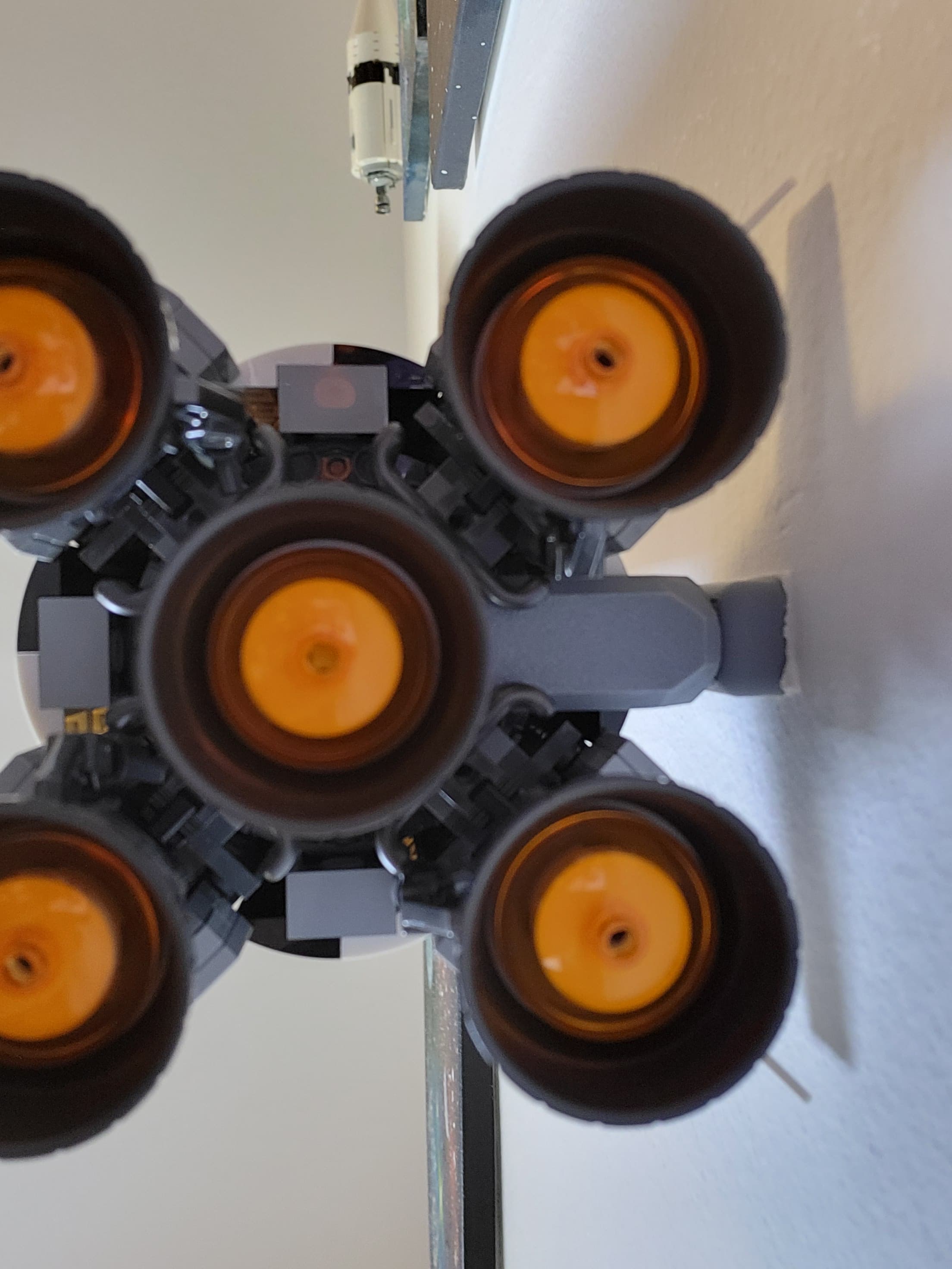 First stage, bottom view