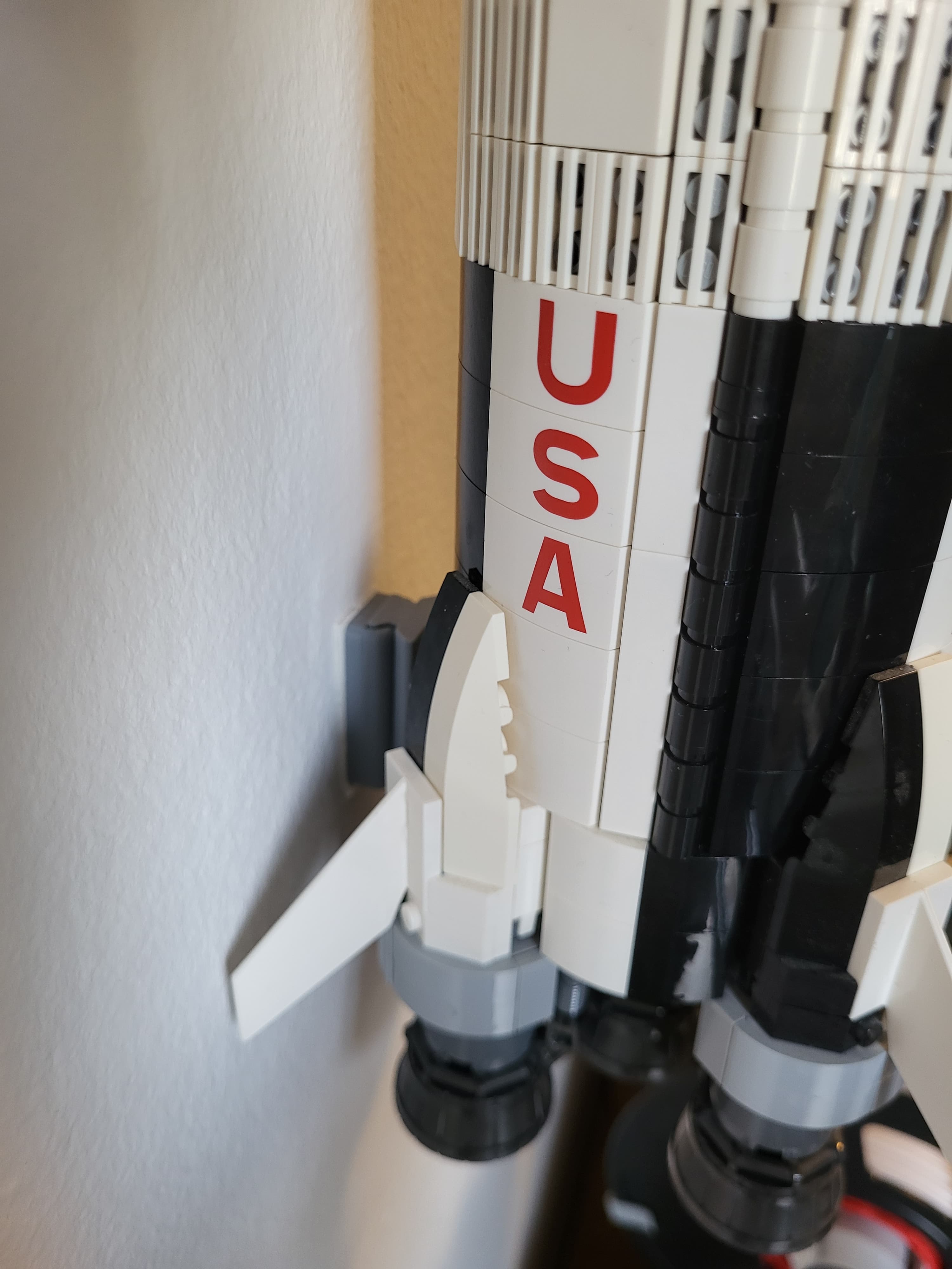 First stage, side view